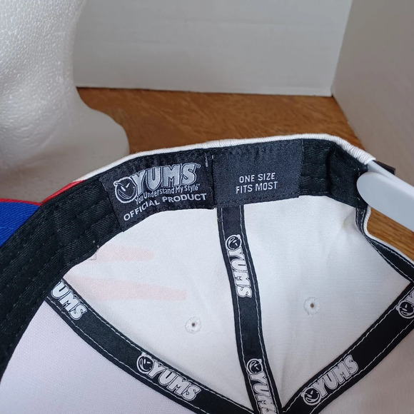 Texas Rangers Snapback Yums Hat All American Cut Splattered Paint Look. Has some - Picture 8 of 9